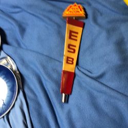 Vintage beer tap handle red hook Liquor advertisement