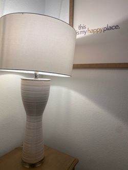 Table. Lamp