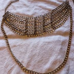 Golde ChainChoker Costume Jewelry