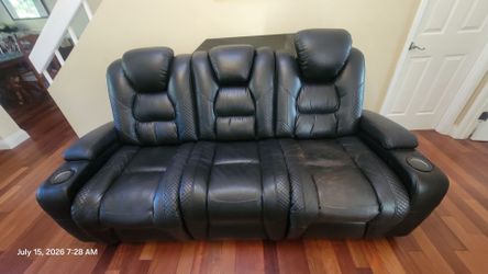 Leather couch