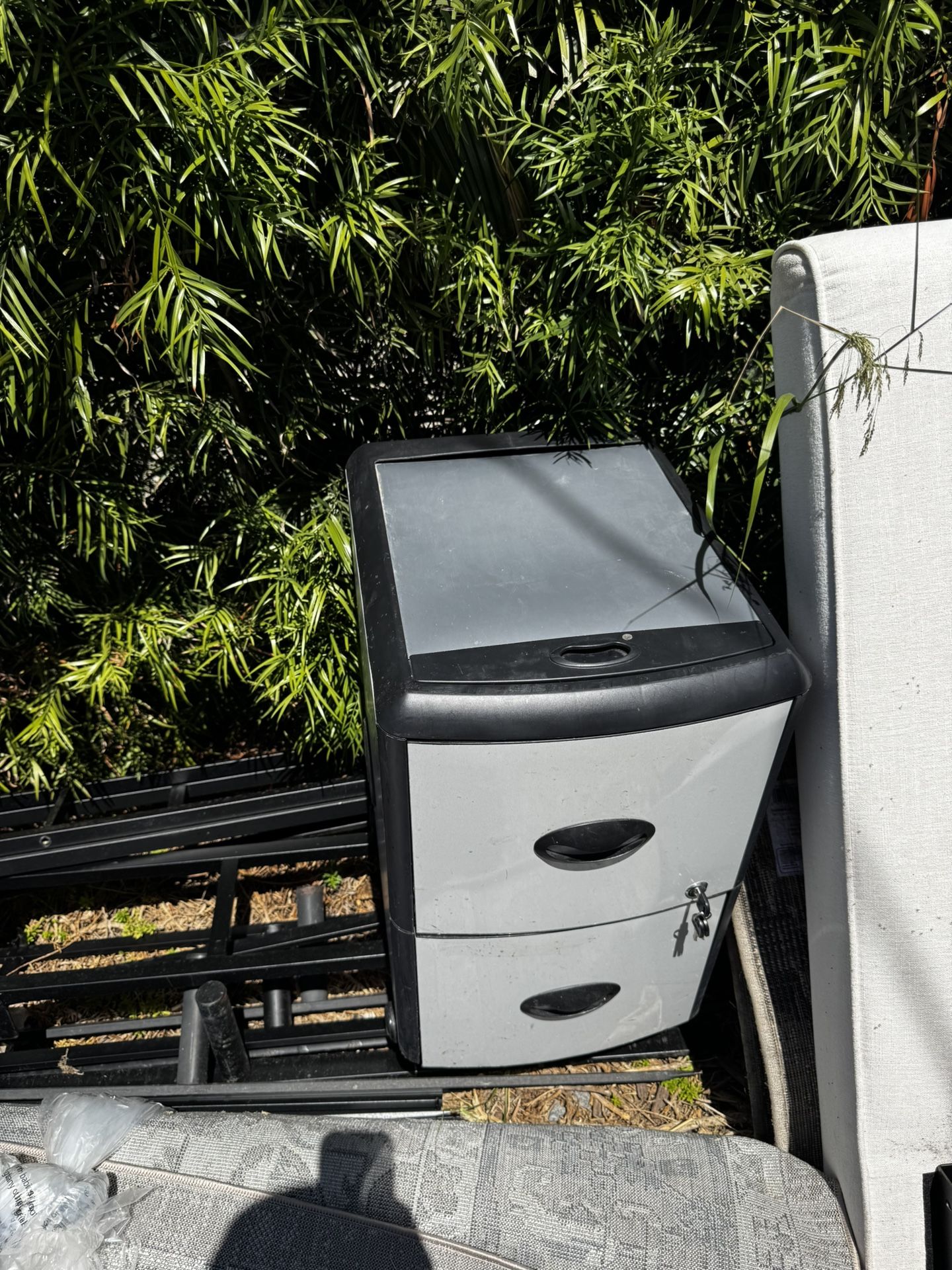 Plastic Filing Cabinet With Keys And Lock