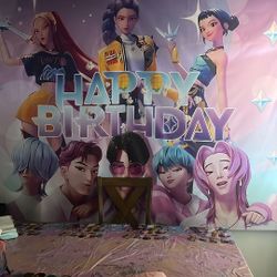 K-pop Birthday Banner 