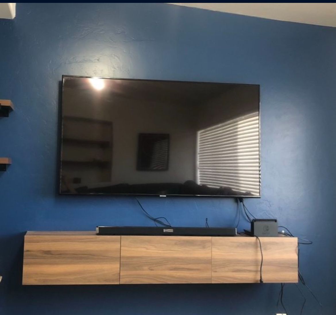 Wall-Mounted Entertainment Center REDUCED PRICE