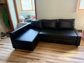Ikea trundle Sleeper sectional,3 seat w/storage