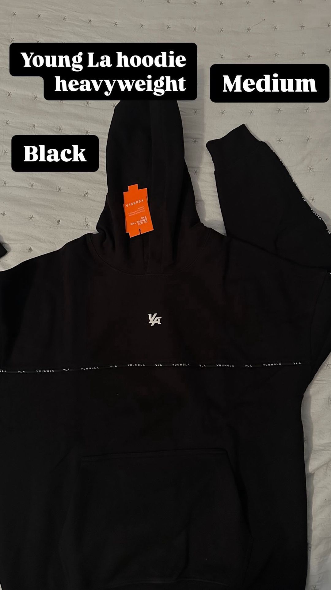 Young La Hoodie Size Medium Heavyweight 