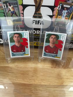 X2 Bundel deal- Cristiano Ronaldo panini WC 26 stickers