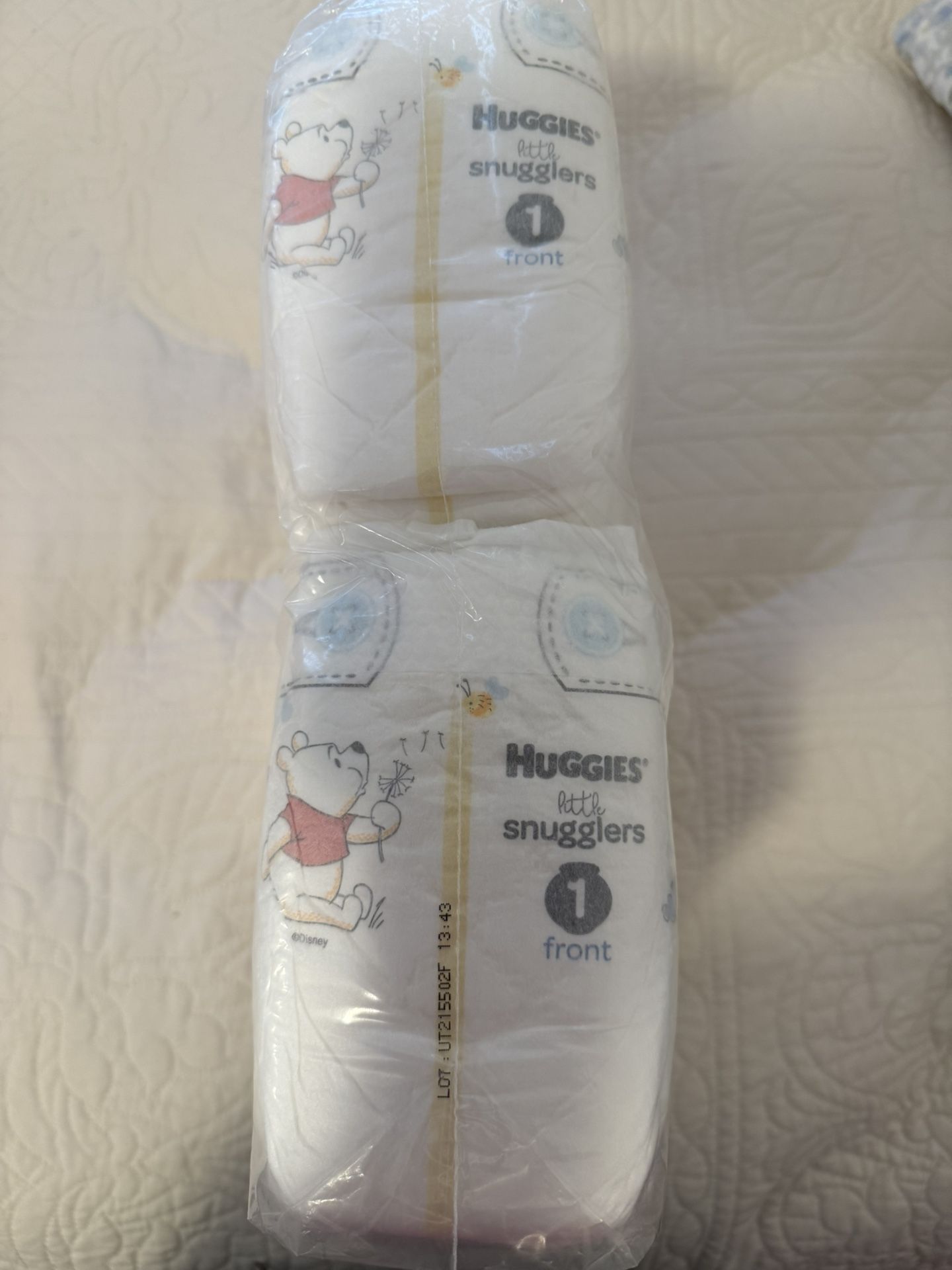“HUGGIES” DIAPERS 48 CT PKG. NEVER OPENED 