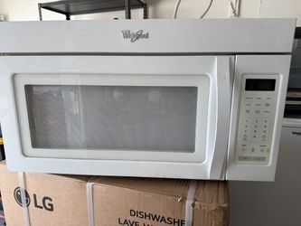 Used Whirlpool Over-the-Range Microwave – White – Fully Functional
