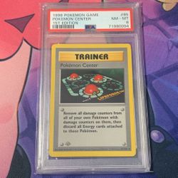 Pokémon TCG Pokemon Center Base Set 85/102 Regular 1st Edition Uncommon