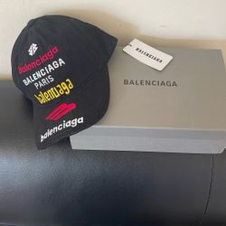 Black Embroidery Hat