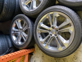 Set 4 Rims and Tires 19inch 5 Lug