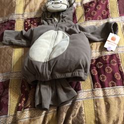 Carter’s Monkey 2 Pc Baby Costume