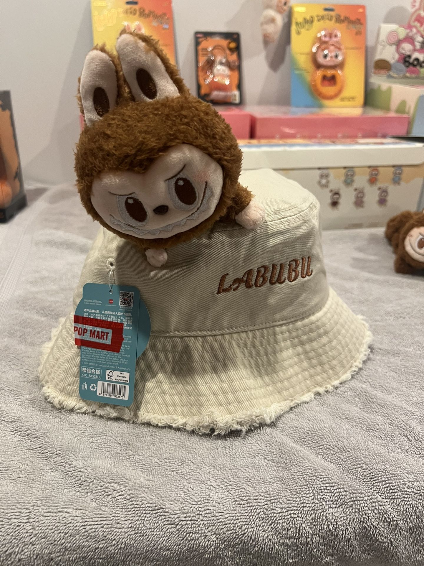 Labubu Bucket Hat Plush