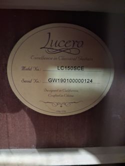 Guitar Acoustic electric nylon