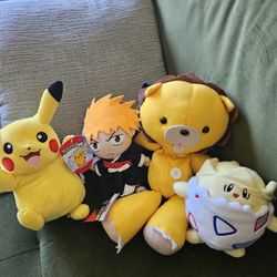 Pokemon + Anime Plushies