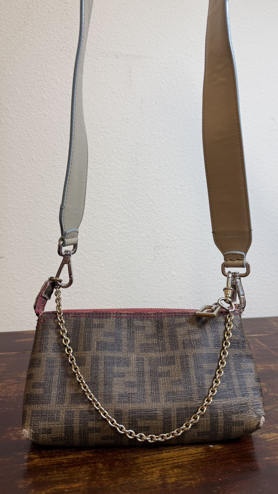 Fendi Baguette cloth clutch bag