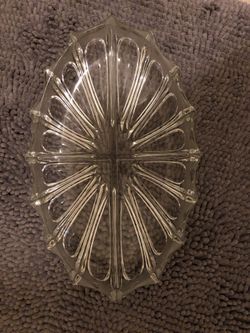 Vintage Crystal Plate