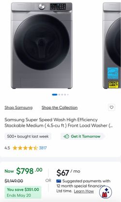 Samsung Washer & Dryer