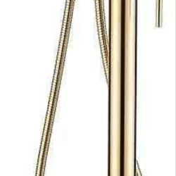 Brushed Gold Floor Mounted Tub Filler Shower Faucet (3702)