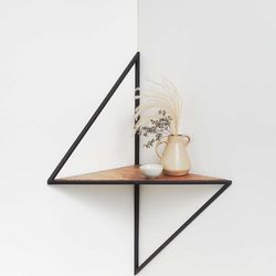 Crate & Barrel Corner Shelf