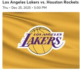 Los Angeles Lakers vs. Houston Rockets Lower Level 