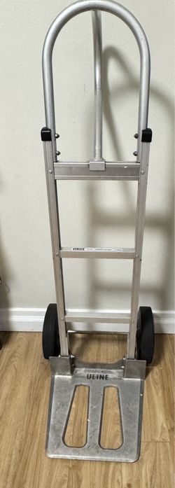 Uline Loop Handle Aluminum Hand Truck XL Nose Plate | Movers Dolly | Heavy Duty Hand Cart