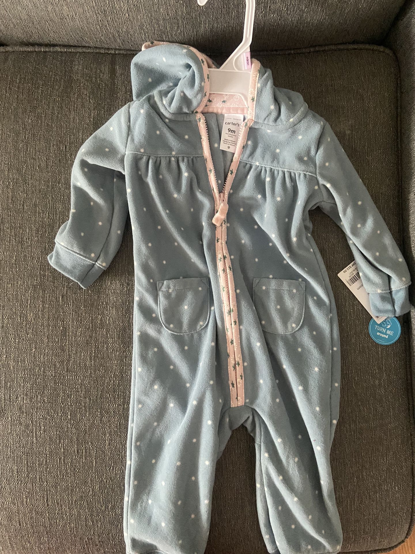 NWT Carters Babygirl Jumpsuit 9 Months 