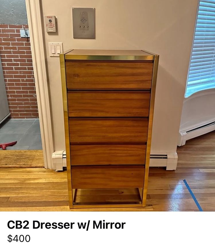 CB2 Dresser w/ Mirror