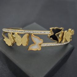 18k Gold Plated Stainless Steel Bracelet 