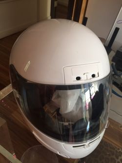 Brand NEW white motorcycle helmet CHEAP!!!