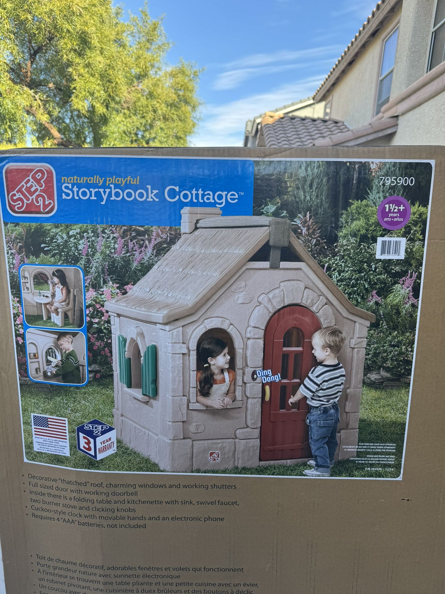 New In Box Step2 Storybook Cottage / Playhouse