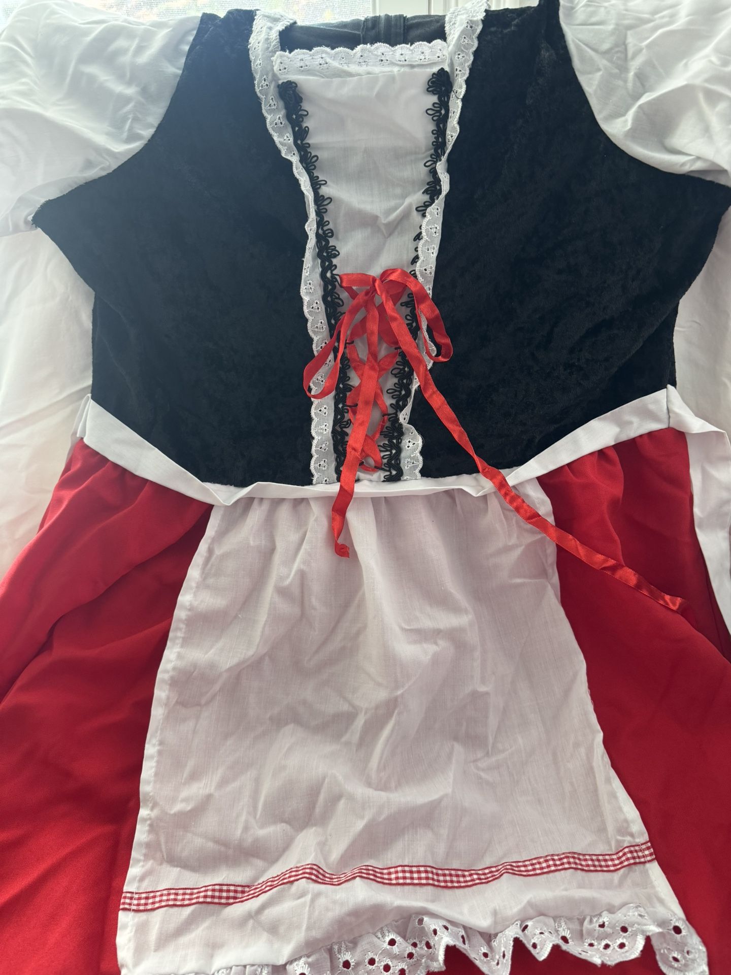 ❤️ Little Red Riding Hood Costume Dress w/ Cape – Size 2X – $25