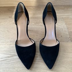 J. Crew Lana Suede D’Orsay Pumps