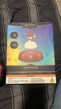Harry Potter Levitating Figurine Display - Magnetic Levitation Floating Harry Potter Collectible Display with LED Lights
