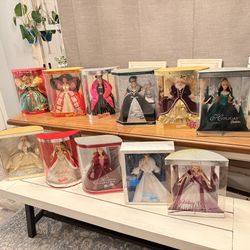 Vintage Holiday Barbies In Boxes