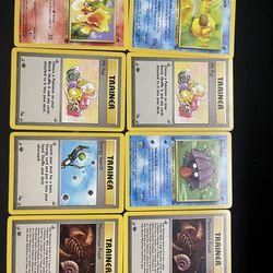 90’s Pokemon Cards. First Editions and Base Cards 
