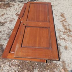 32-in solid wood door