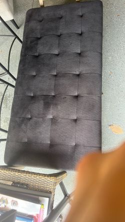 Dark Gray Home Bench
