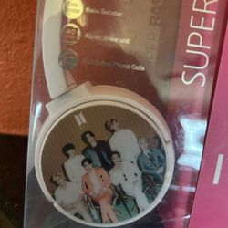 New BTS K-pop High Performance Headphones With With Built In Mic 