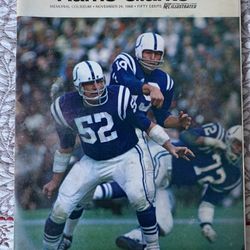 1968 Rams Vs. Giants Game Day Program.