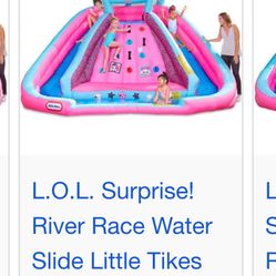 LOL Surprise water Slide