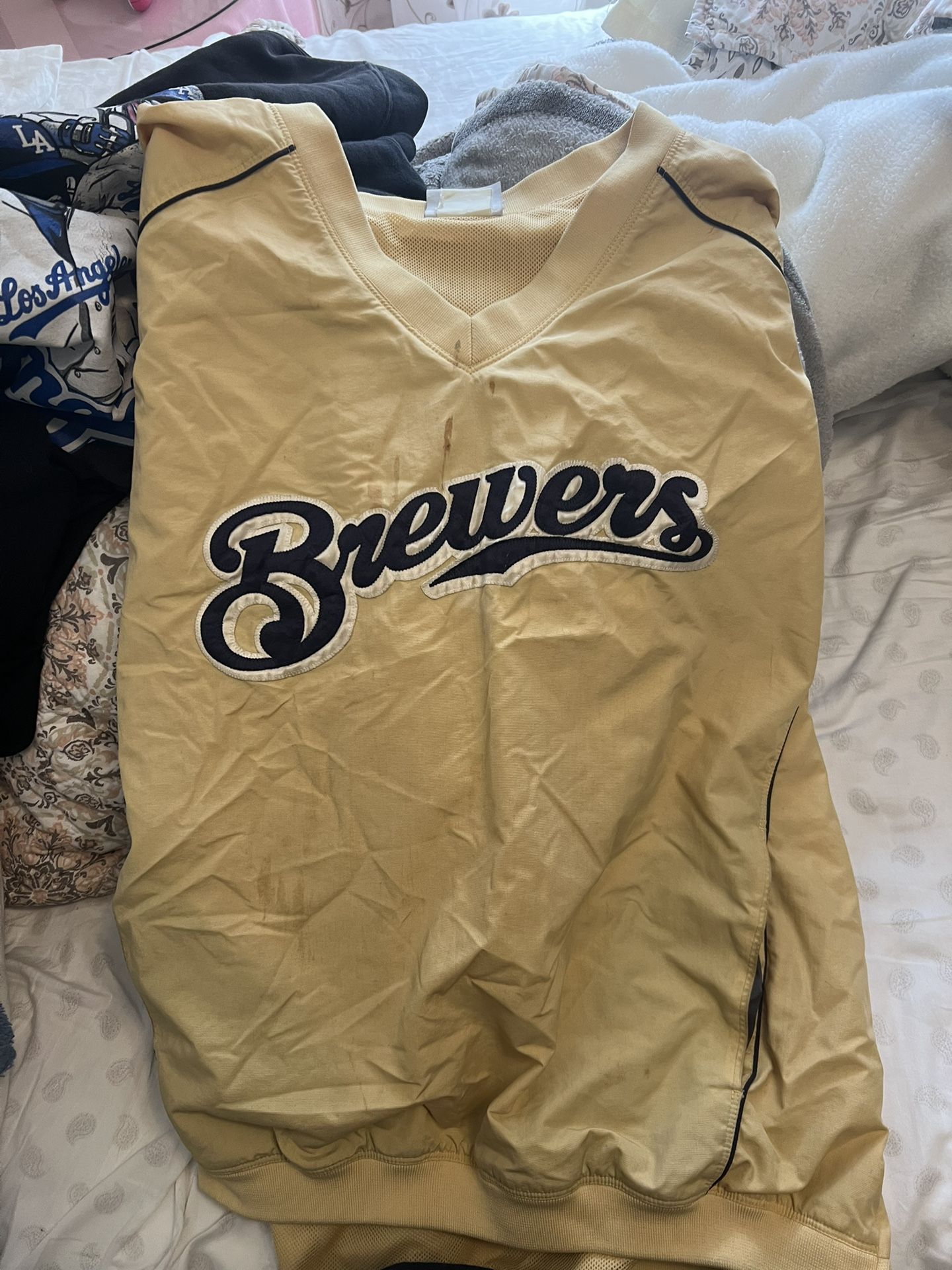 Brewers Windbreaker Long Sleeve