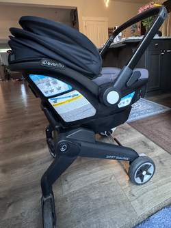 Evenflo Shyft DualRide Car seat and stroller combo