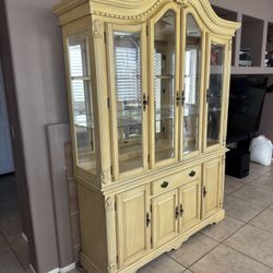  traditional Carved Style Curio Cabinet