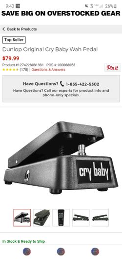 DUNLOP CRY BABY PEDAL