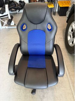 Racing Style Gaming Chair / Office Chair – Black & Blue