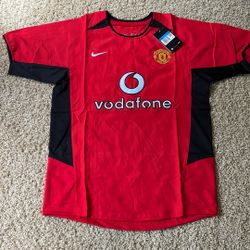 2002/2004 Retro Manchester United Home Football Shirt