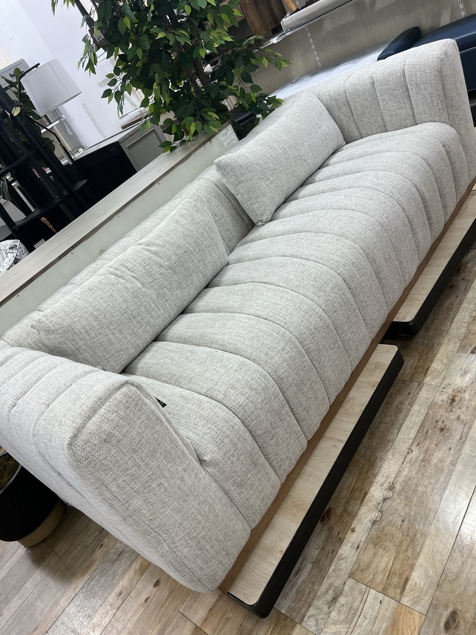 Nautica Light Gray Sofa