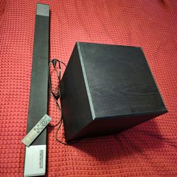 Klipsch Cinema 400 Sound Bar + 8 Inch Wireless Subwoofer with HDMIARC Black