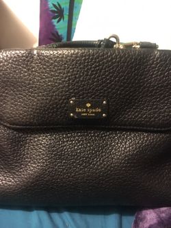 Black Kate spade purse.